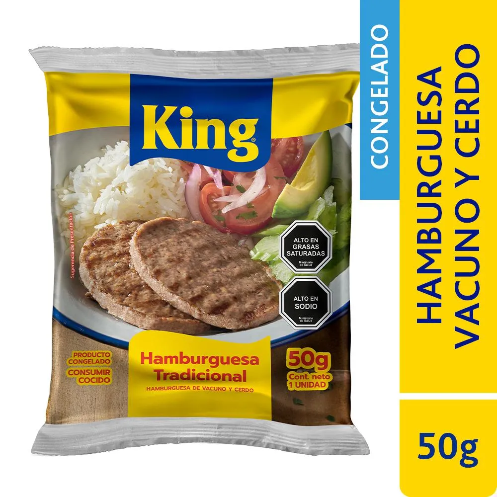 Hamburguesa King 50 gr