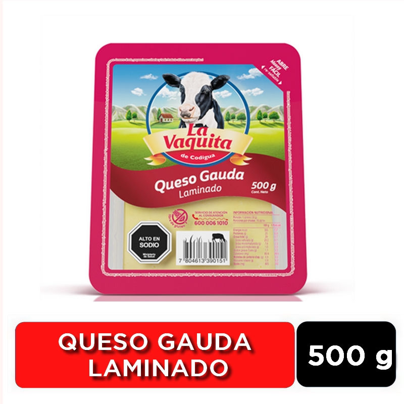 Queso Gauda La Vaquita 500 gr