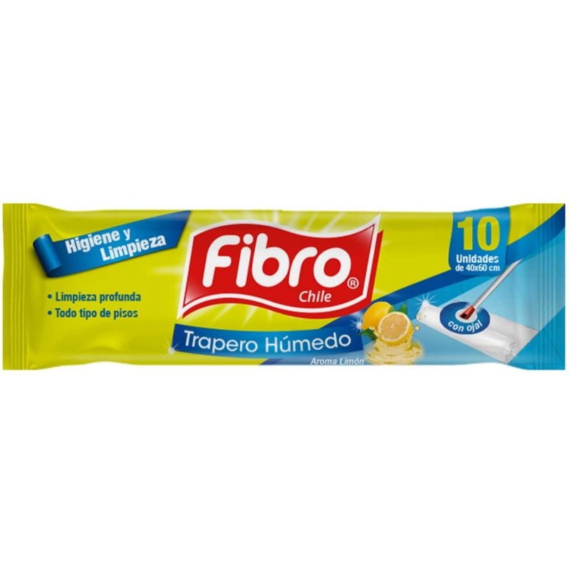 Trapero Húmedo Fibro 10 un.