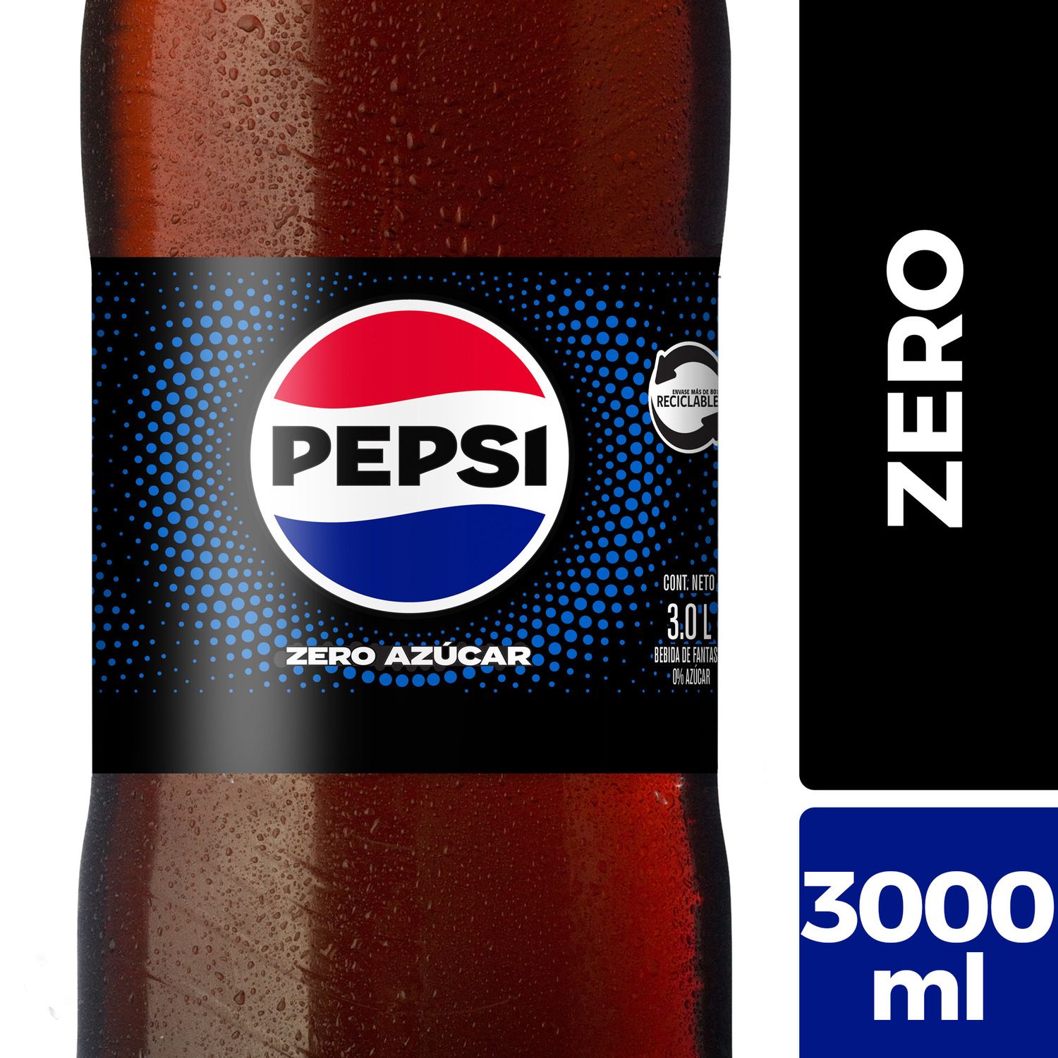 Pepsi Zero 3 litros desechable