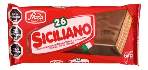 Chocolate Siciliano Fruna 65gr.