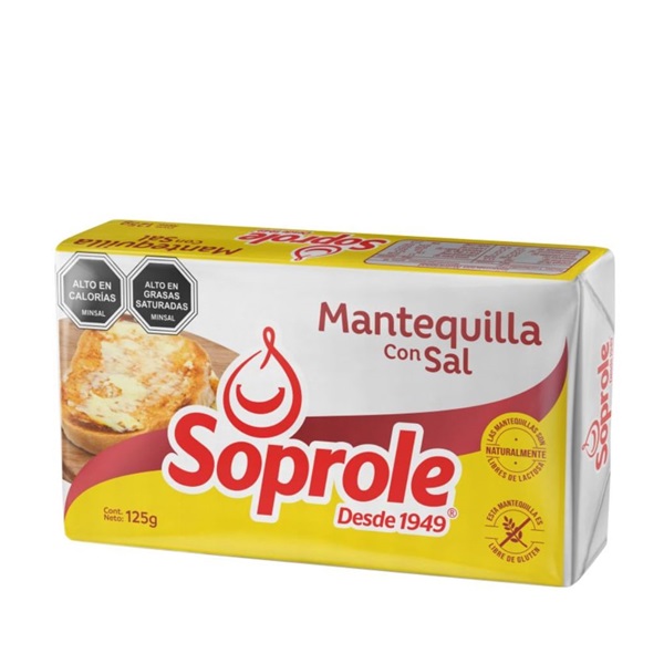 Mantequilla Soprole 125 Grs