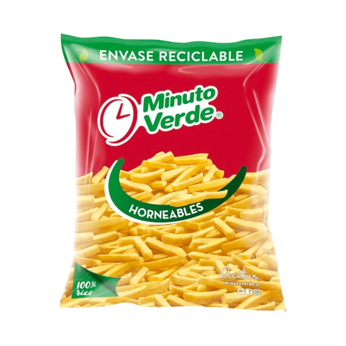 Papas Prefritas 2,5kg Minuto Verde
