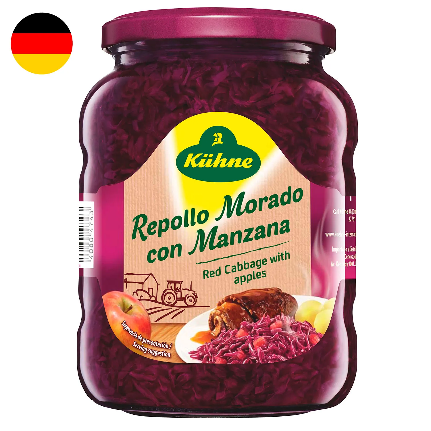 Repollo Morado con Manzana 680gr.