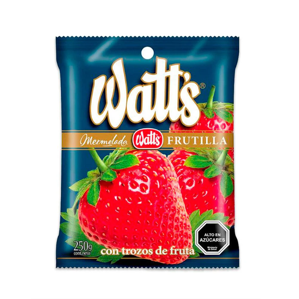 Mermelada Watts Frutilla 225 Grs