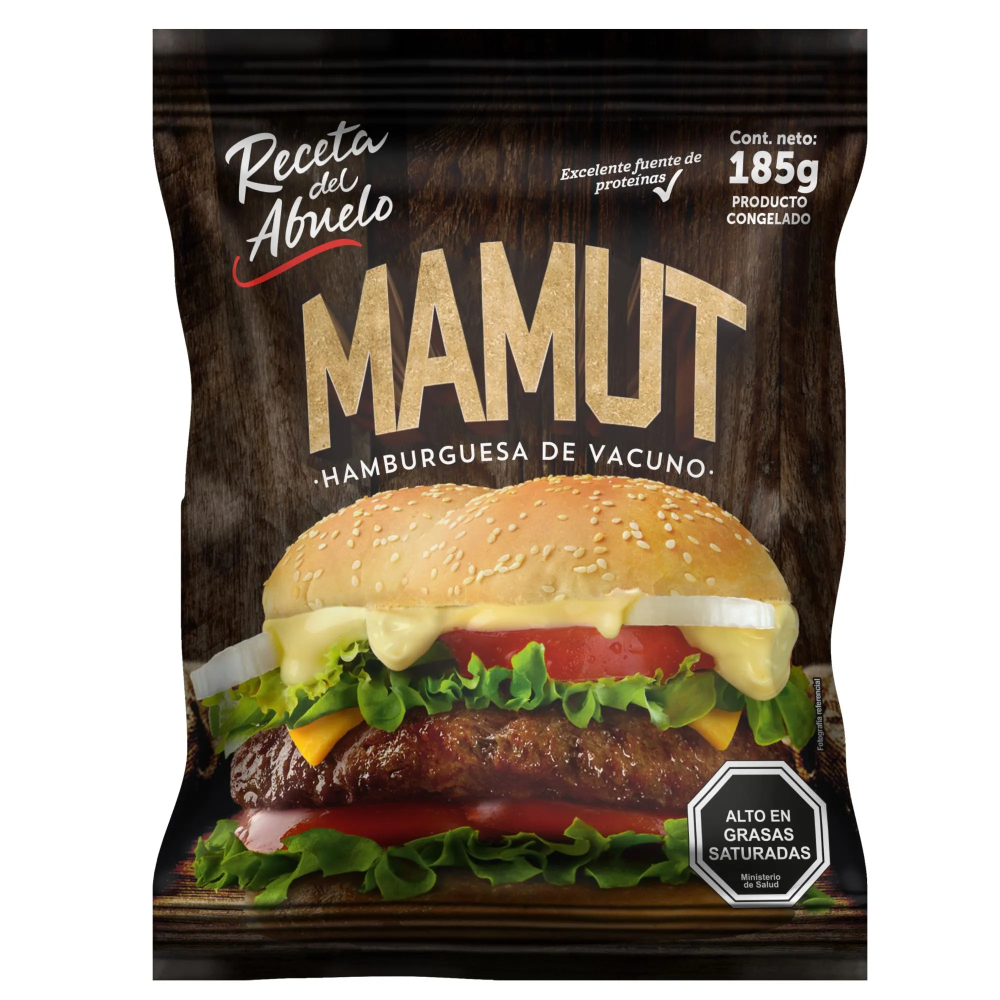 Hamburguesa Mamut 185gr.